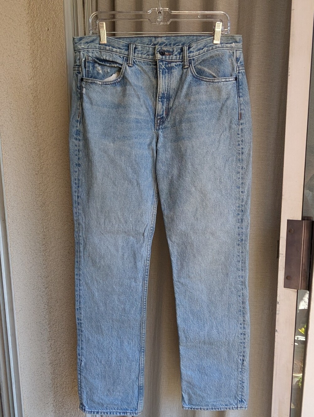 Helmut Lang Light Blue Straight Leg Jeans
